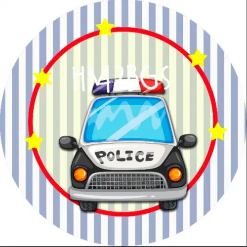 Arte Digital Para Painel - Tema Policial