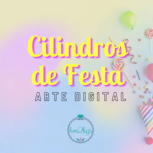 Capa De Cilindros De Festa Para Impressão (arte)