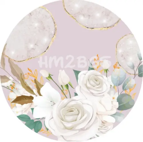 Arte digital para painel - Flor branca
