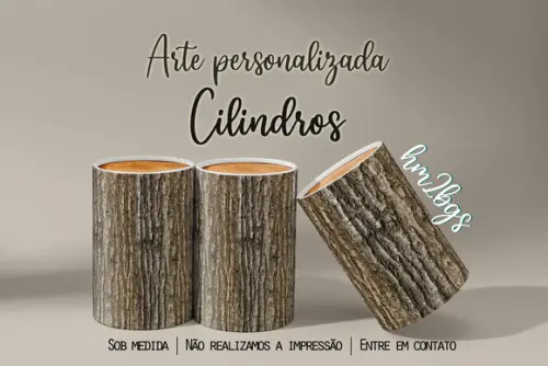 Arte digital para capa de cilindros