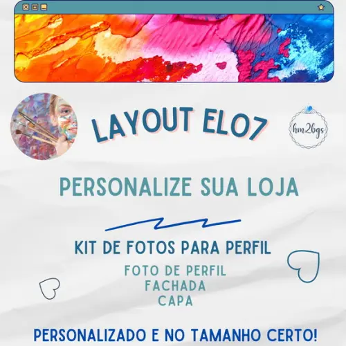 Kit para Layout Elo7 - Banner, Foto e Capa (kit)