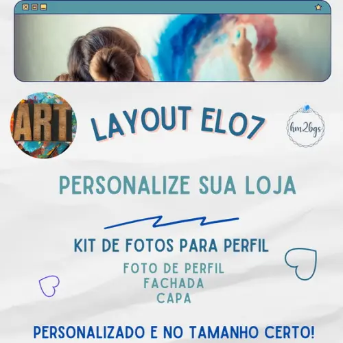 Kit para Layout Elo7 - Banner, Foto e Capa (kit)
