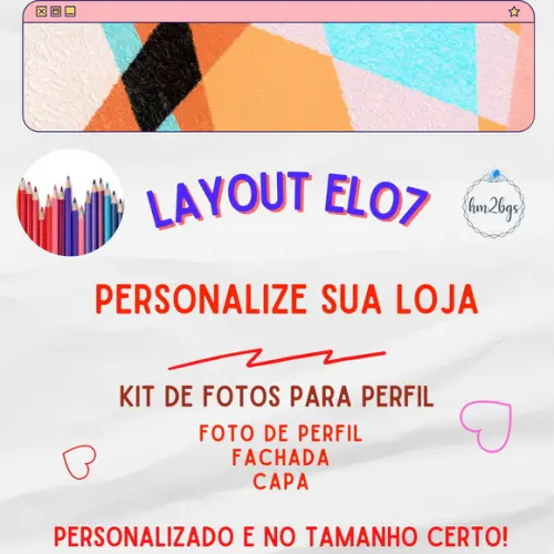 Kit para Layout Elo7 - Banner, Foto e Capa (kit)
