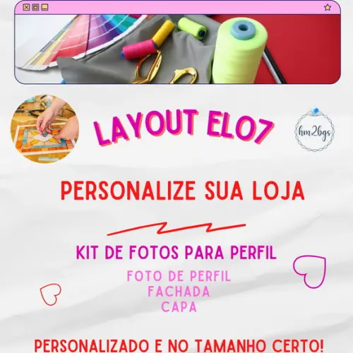 Loja Elo7 Personalizada - Banner, Foto e Capa (kit)