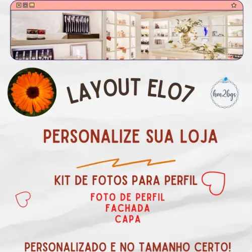 Loja Elo7 Personalizada - Banner, Foto e Capa (kit)
