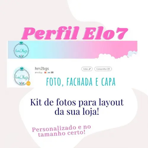 Kit para Layout Elo7 - Banner, Foto e Capa (kit)