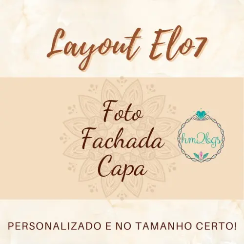 Layout para Elo7 - Banner, Foto e Capa (kit)