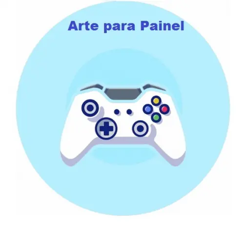 Painel Para Impressão - Arte Digital Tema Videogame