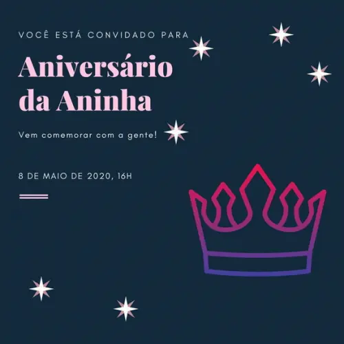 Convite personalizado exclusivo digital -você escolhe a arte