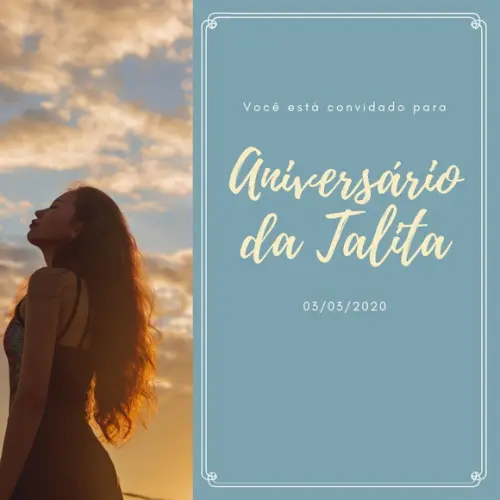 Convite personalizado exclusivo digital -você escolhe a arte