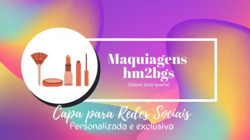 Capa para redes sociais - arte digital - modelo 1