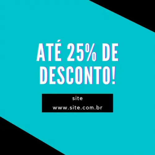 Postagem para redes sociais / panfleto sem animação