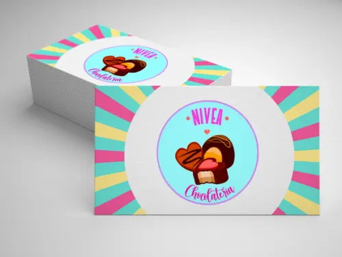 Cartão de Visita - arte digital - modelo 1