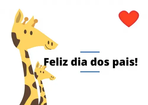 Cartão virtual animado personalizado - Arte digital