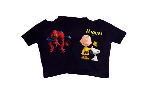 Camiseta Personalizada Infantil com Sua Estampa Camisa Algodão A