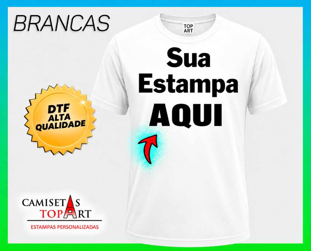Camiseta Personalizada Branca