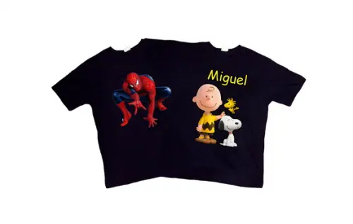 Camiseta Personalizada Infantil com Sua Estampa Camisa Algodão A