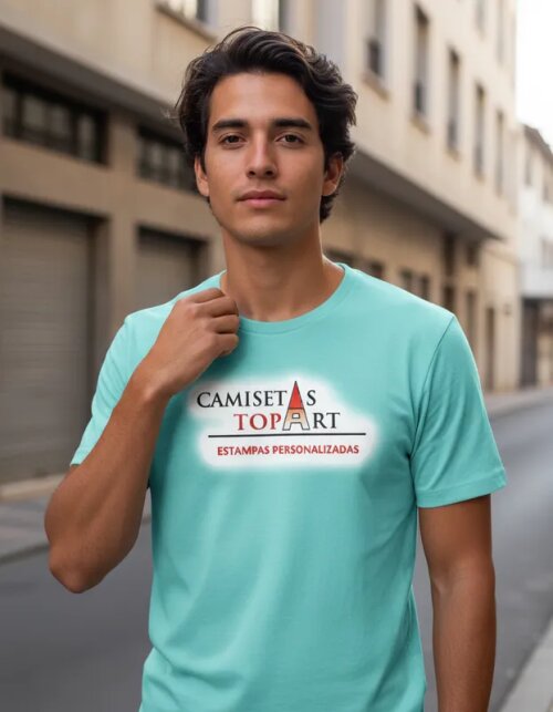 Camiseta Personalizada Com Sua Arte, Logo, Foto
