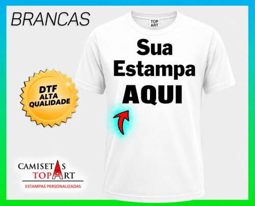 Camiseta Personalizada Branca