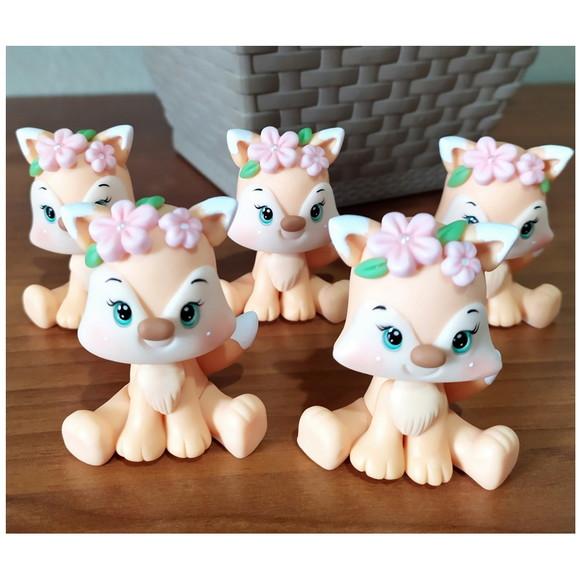 Animais do Bosque em Biscuit
