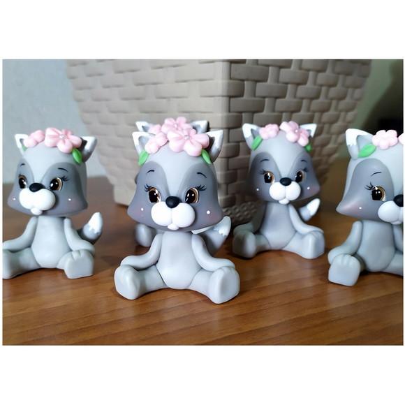 Animais do Bosque em Biscuit