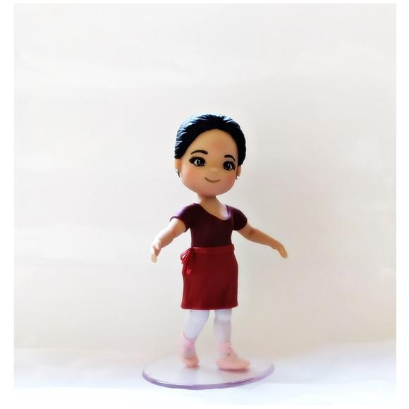 Bailarina Personalizado em Biscuit