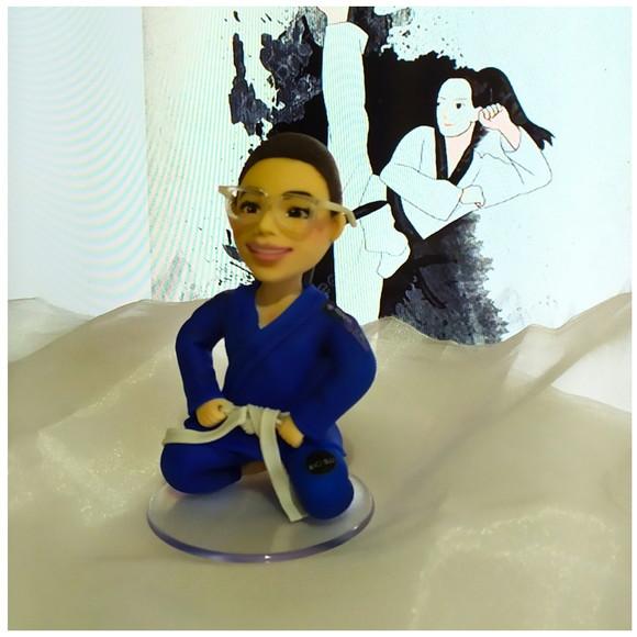 Boneco Judô Personalizado em Biscuit