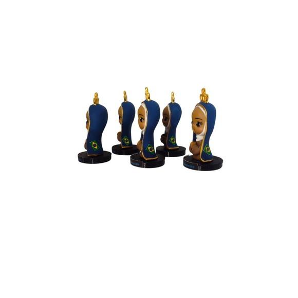 Lembrancinha Nossa Senhora Aparecida em Biscuit (6 Cm)