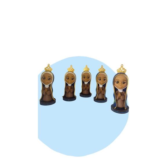 Lembrancinha Nossa Senhora Aparecida em Biscuit (8 Cm)
