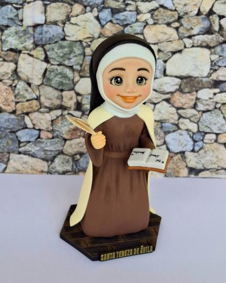 Santa Teresa D' Ávila em Biscuit