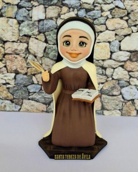 Santa Teresa D' Ávila em Biscuit