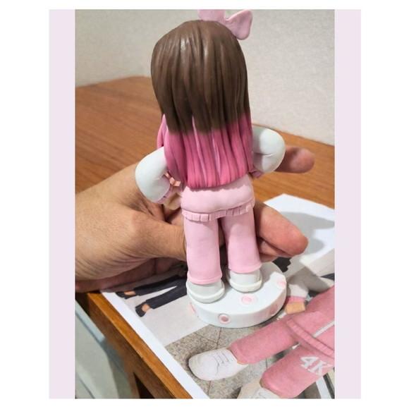 Topo de Bolo Personalizado (menina) - 9 Anos