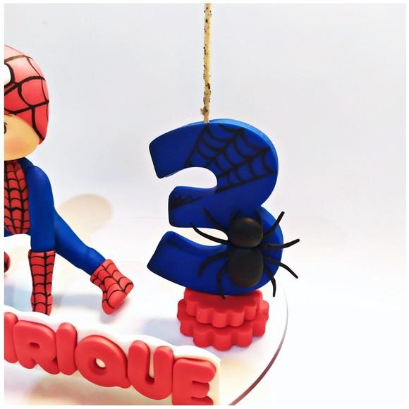 Topo Homem Aranha em Biscuit