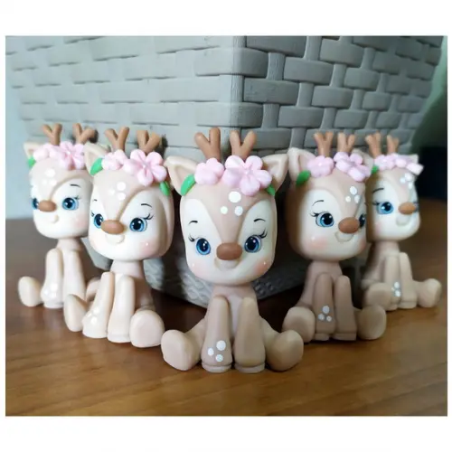 Animais do Bosque em Biscuit