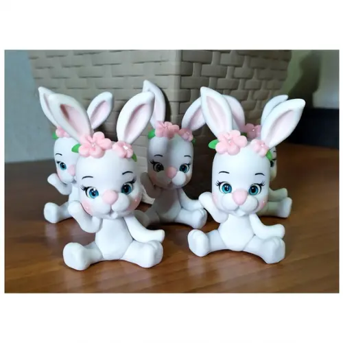 Animais do Bosque em Biscuit