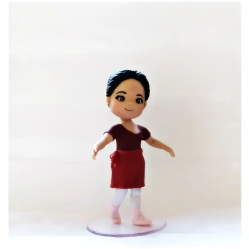 Bailarina Personalizado em Biscuit