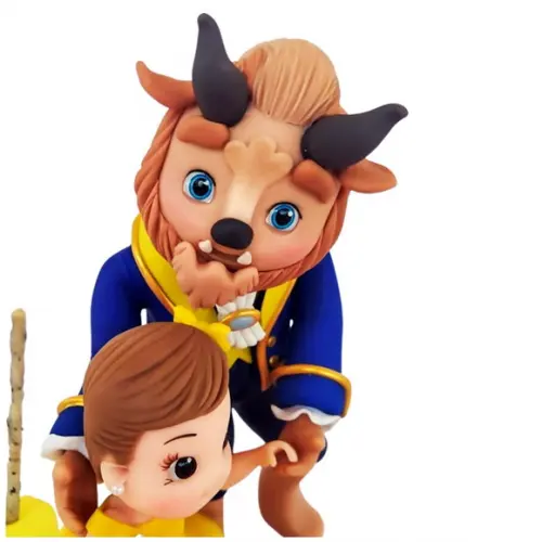 Bela e a Fera de Biscuit