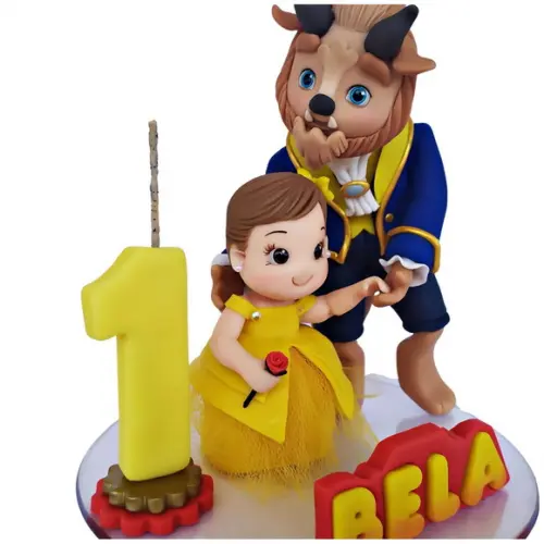Bela e a Fera de Biscuit