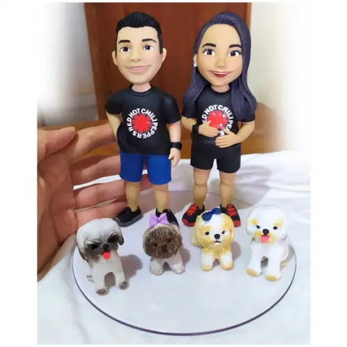 Boneco (a) Personalizado em Biscuit - Nutricionista