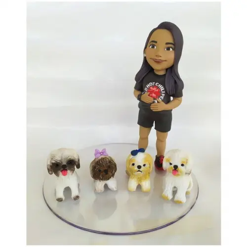 Boneco (a) Personalizado em Biscuit - Nutricionista
