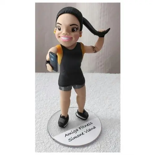 Boneco de Biscuit Atleta (feminino)
