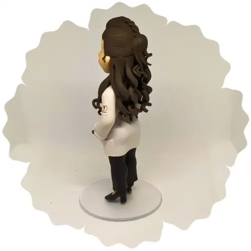 Boneco Personalizado Profissão Fisioterapeuta em Biscuit