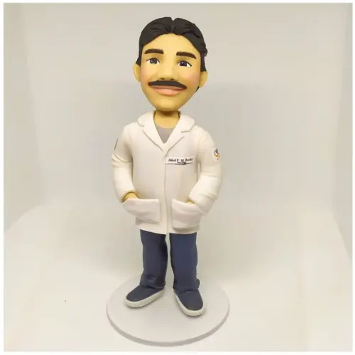 Boneco Personalizado Profissão Psicólogo em Biscuit