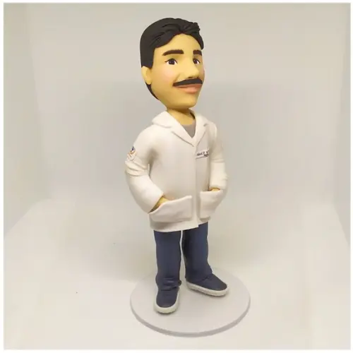 Boneco Personalizado Profissão Psicólogo em Biscuit