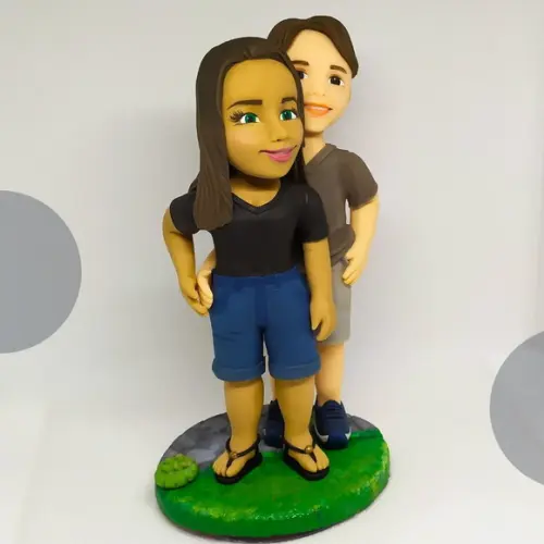 Casal Personalizado em Biscuit