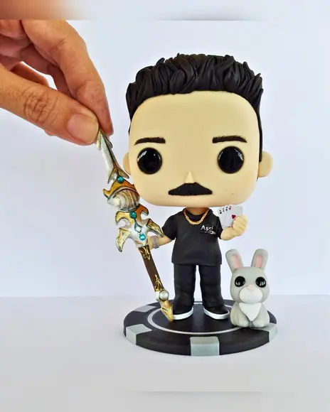 Funko Pop Personalizado Caricatura em Biscuit