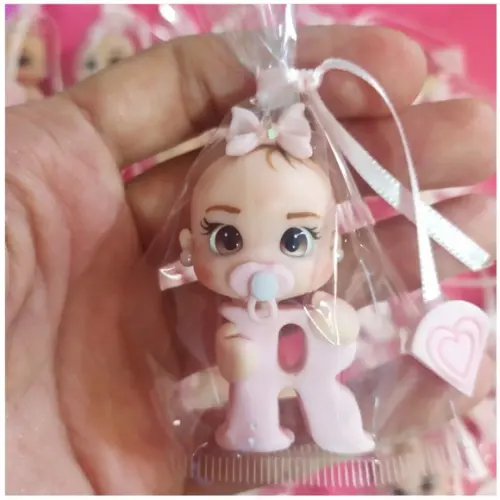 Imã de Geladeira em Biscuit para Chá de Bebê