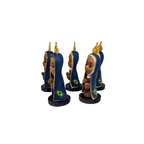 Lembrancinha Nossa Senhora Aparecida em Biscuit (8 Cm)