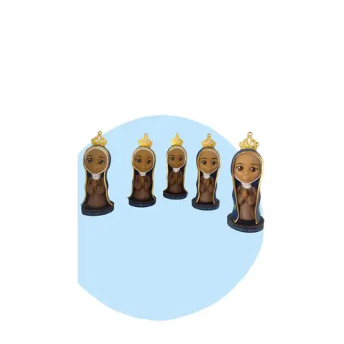 Lembrancinha Nossa Senhora Aparecida em Biscuit (8 Cm)