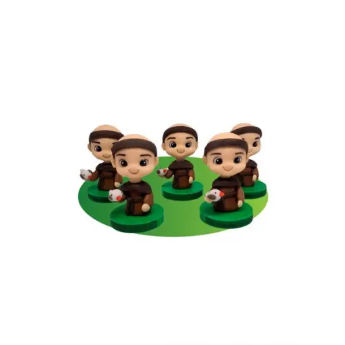 Lembrancinha São Francisco de Assis em Biscuit (6 Cm)